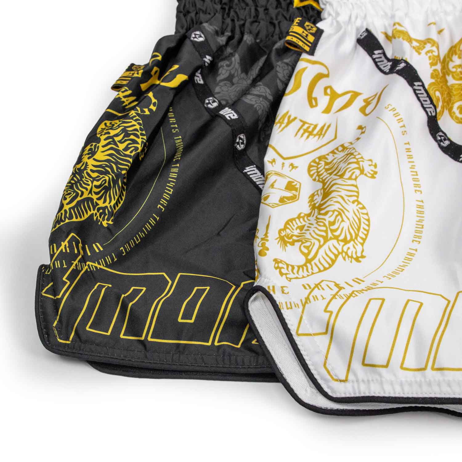 SHORTS MUAYTHAI ORIGIN TIGER WHITE