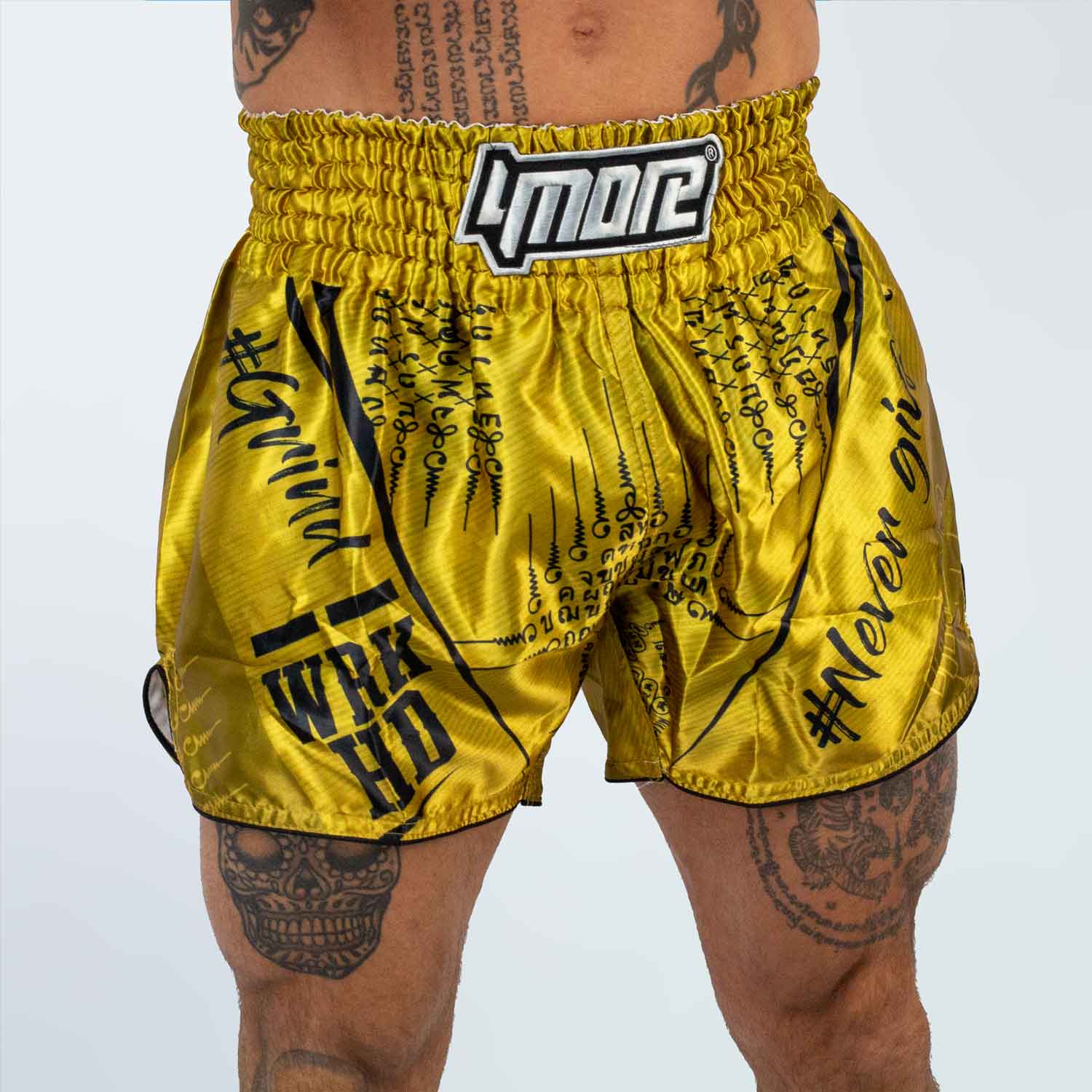 SHORTS MUAYTHAI WRKHD GOLD