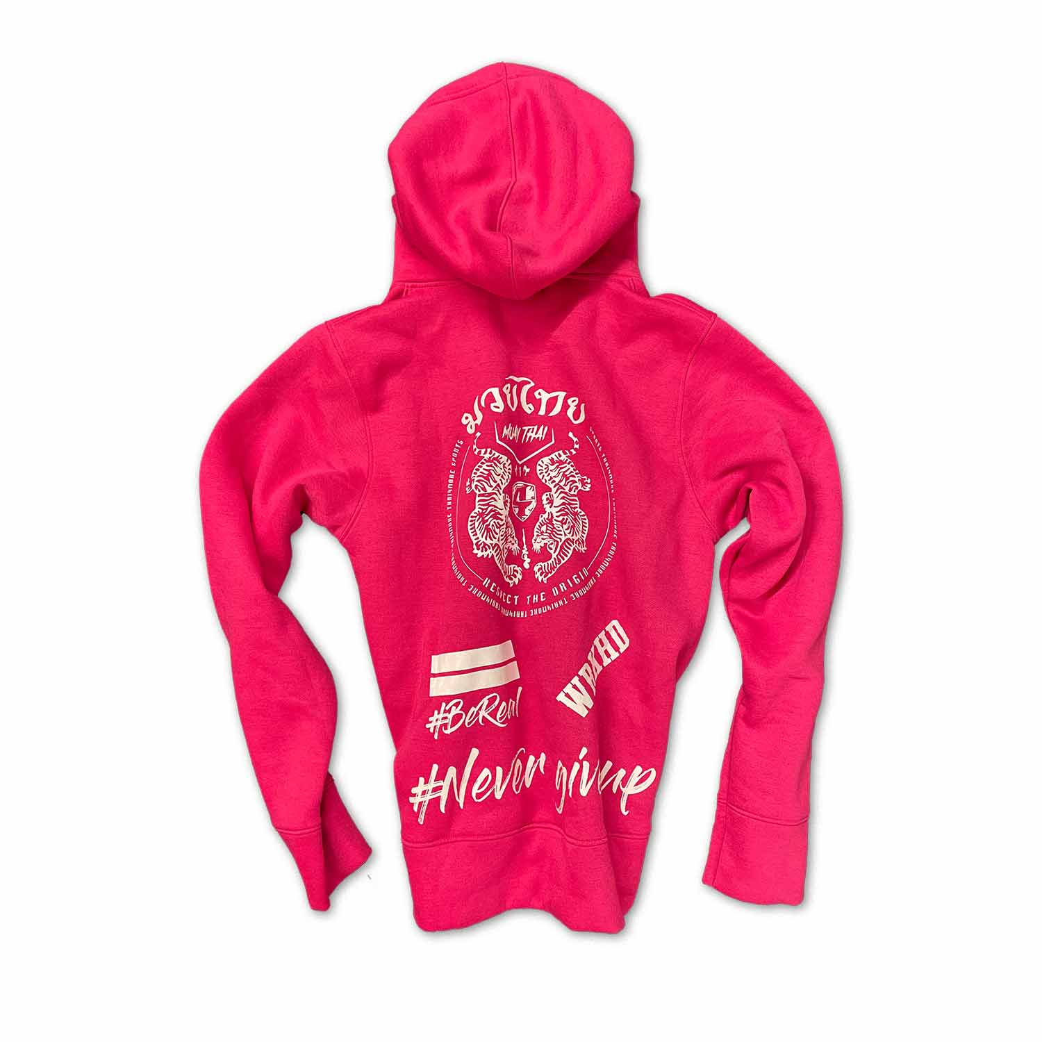 HOODIE MUAYTHAI IS LIFE PINK