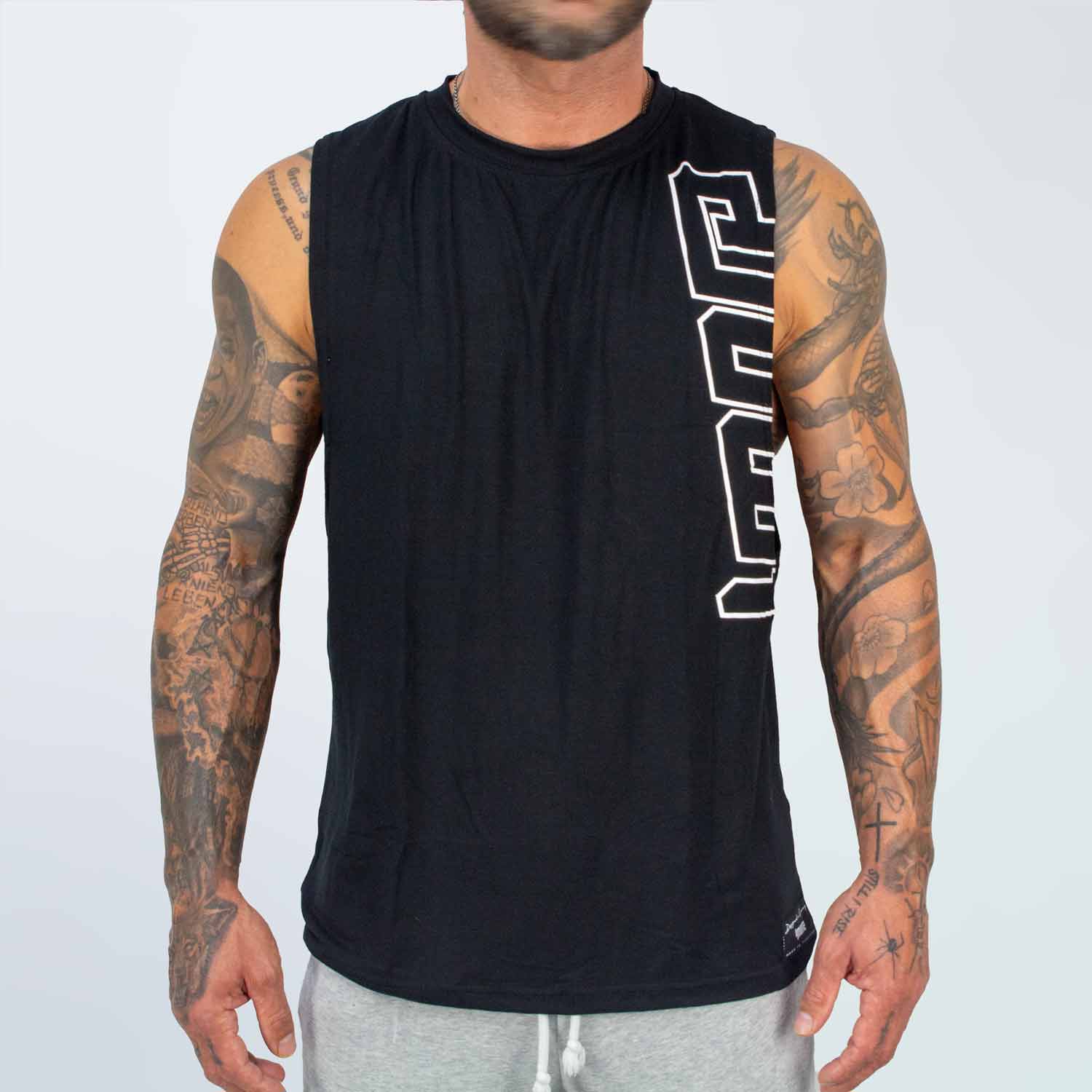 TANKTOP SHIRT LAX SCHWARZ