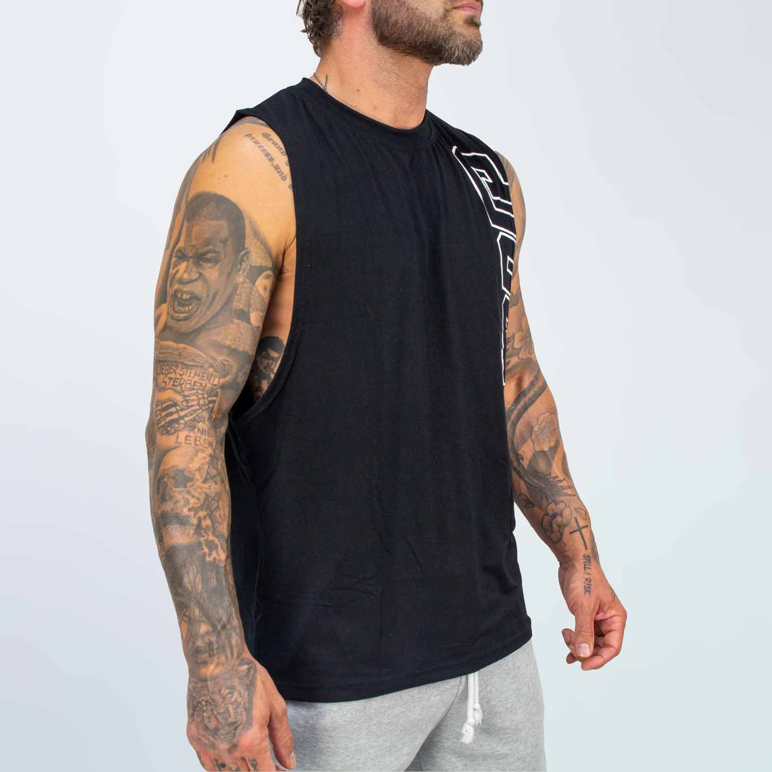 TANKTOP SHIRT LAX SCHWARZ