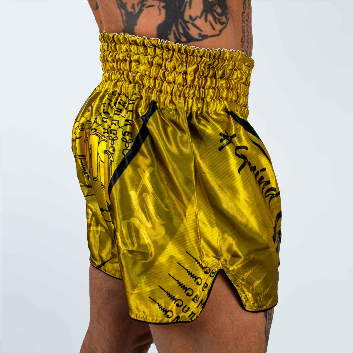 SHORTS MUAYTHAI WRKHD GOLD