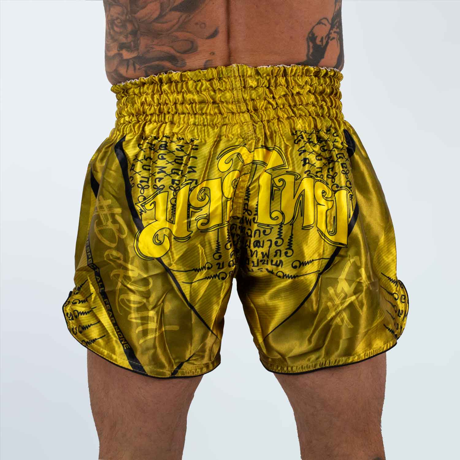 SHORTS MUAYTHAI WRKHD GOLD