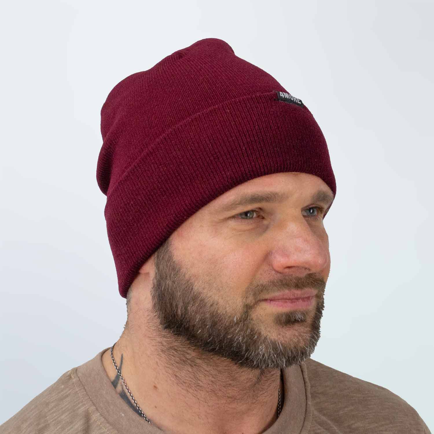 WOLLMÜTZE BEANIE ARDOR DARK RED