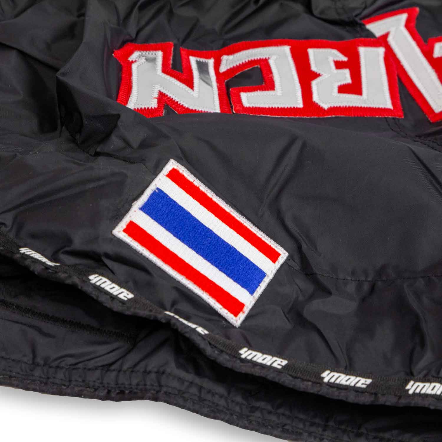 SHORTS MUAYTHAI RETRO1 MT BLACK